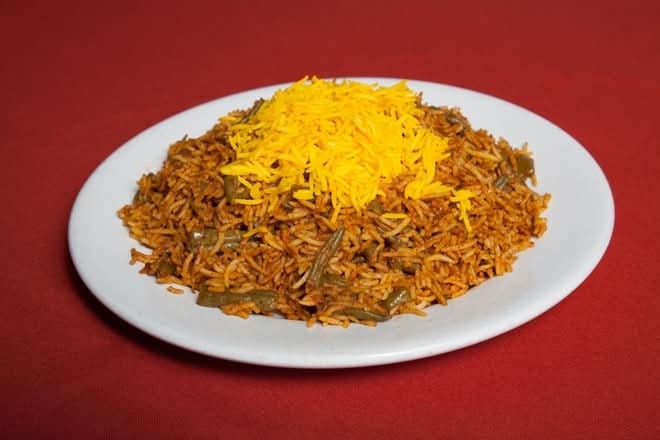 Lobia Polo Vegetarian.