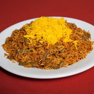 Lobia Polo With Kobideh