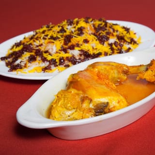 Zereshk Polo & Chicken